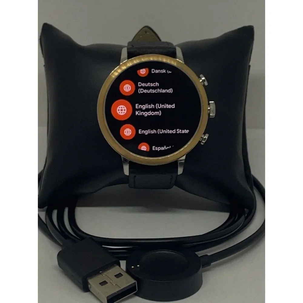 Fossil Gen 4 Authentic Digital Dial Smart Watch Custom Band FTW6016 QT486